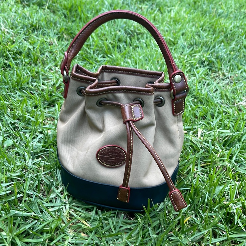 Tommy Hilfiger Beige, Brown & Navy Bucket Bag
